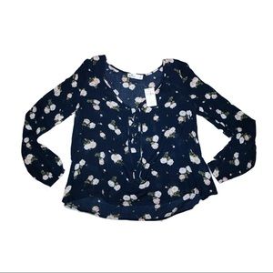 Hollister Co. floral blouse (Size S)